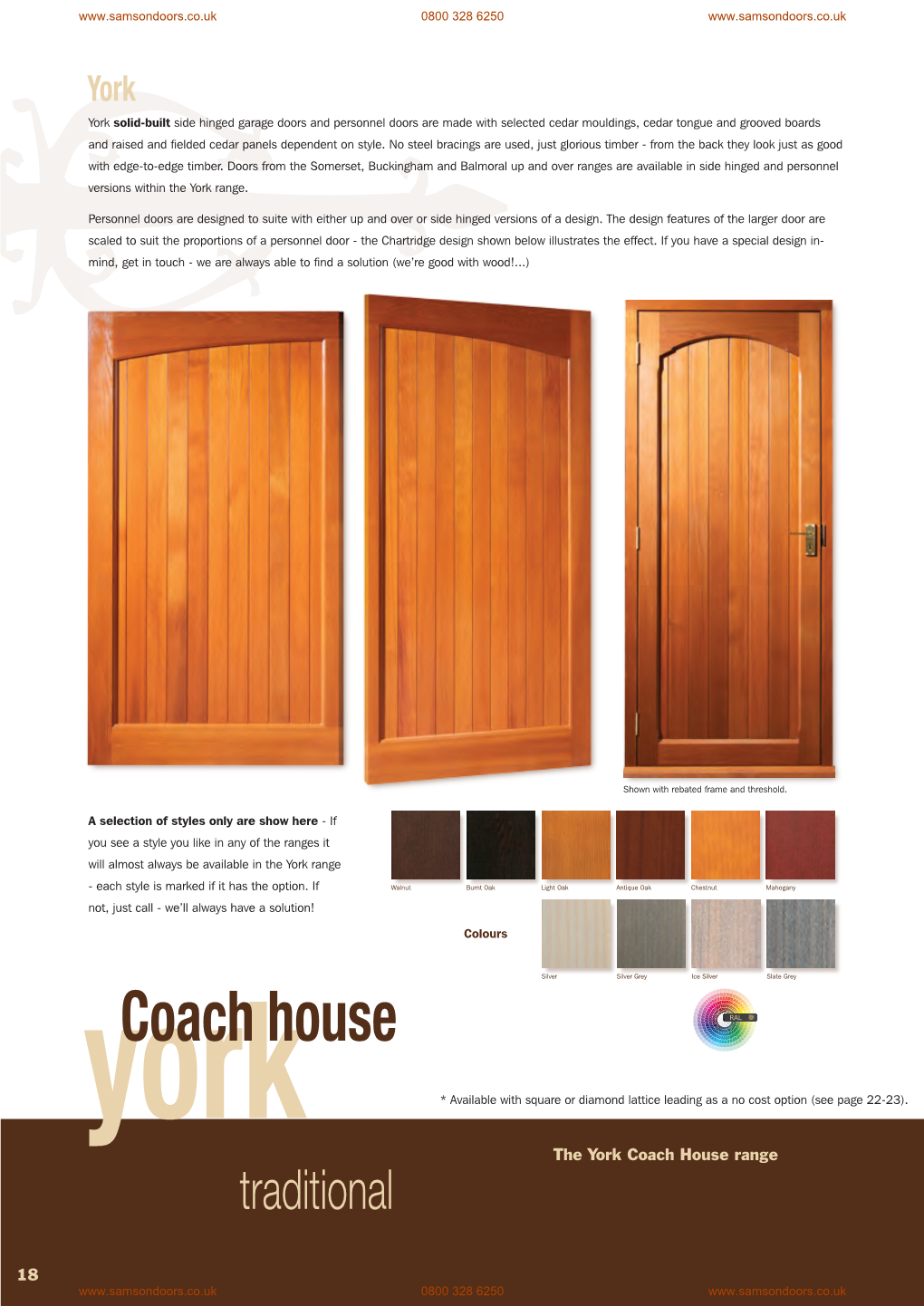 Woodrite Side Hinged Doors Brochure