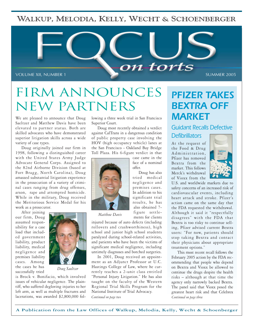 Firm Announces New Partners