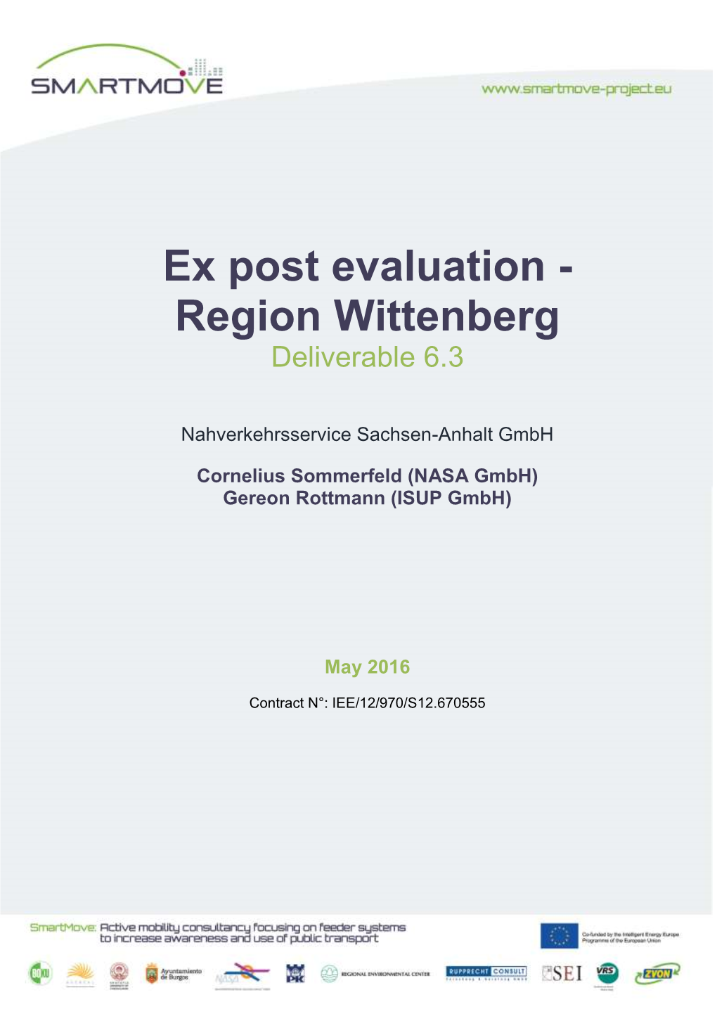 Ex Post Evaluation - Region Wittenberg Deliverable 6.3