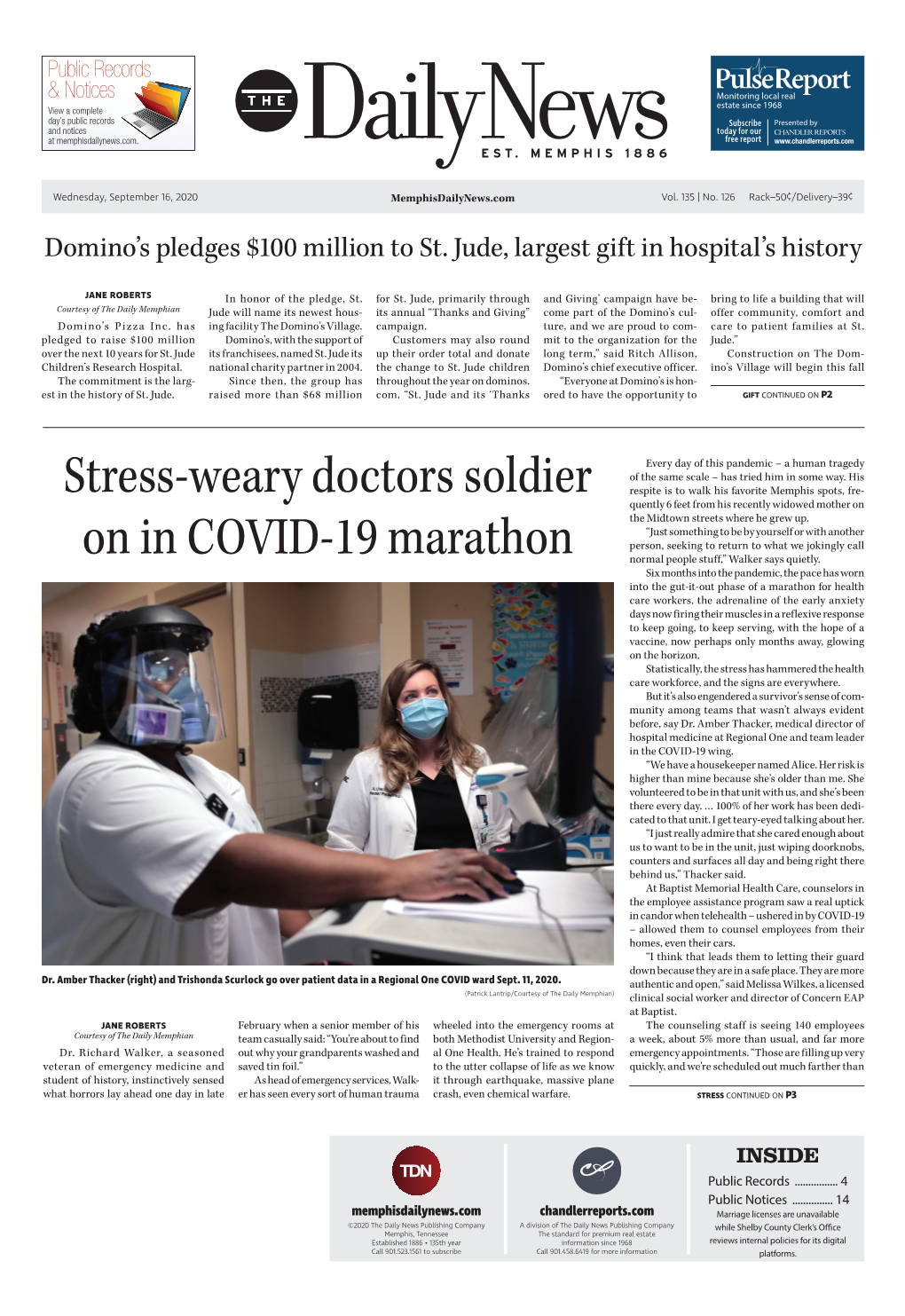 Stress-Weary Doctors Soldier on in COVID-19 Marathon