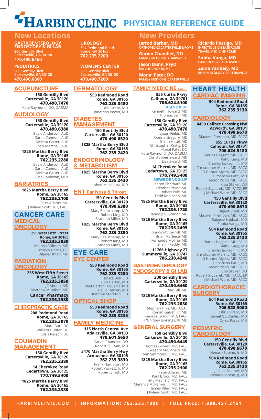 Physician Reference Guide