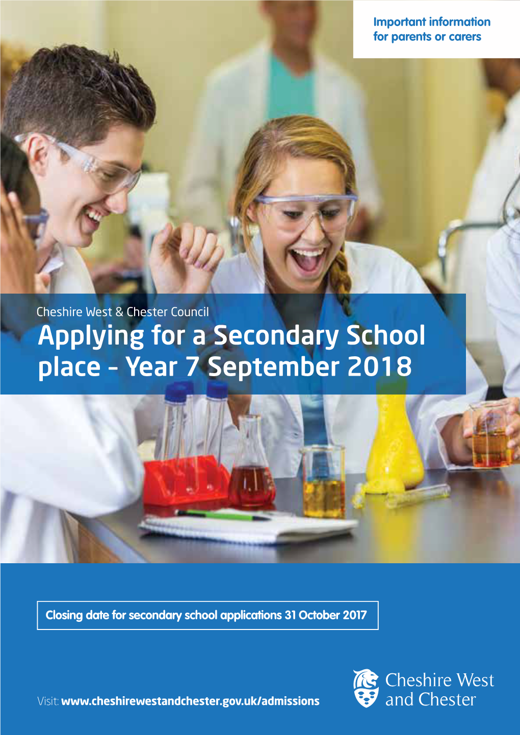 Applying for a Secondary School Place – Year 7 September 2018