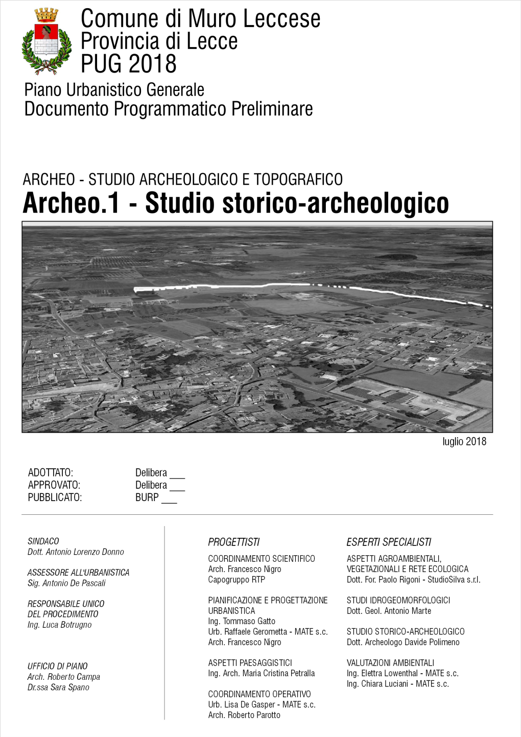 0020 ARCHEO.1 Studio Storico Archeologico A4 Luglio 2018.Pdf