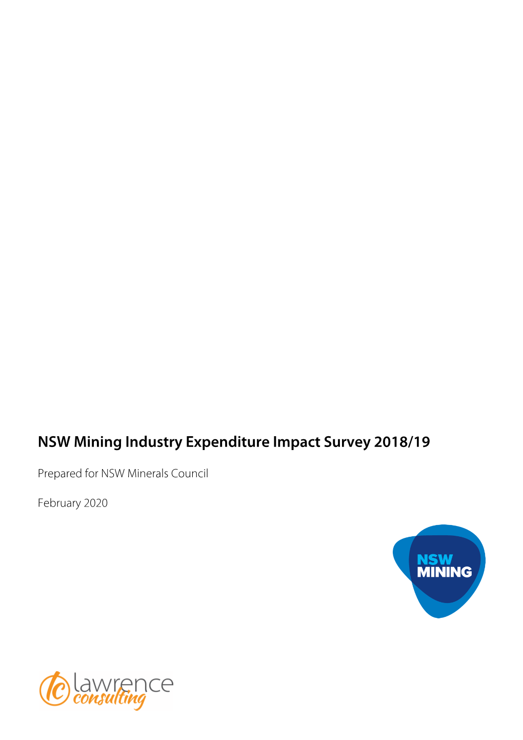 NSW Mining Industry Expenditure Impact Survey 2018/19