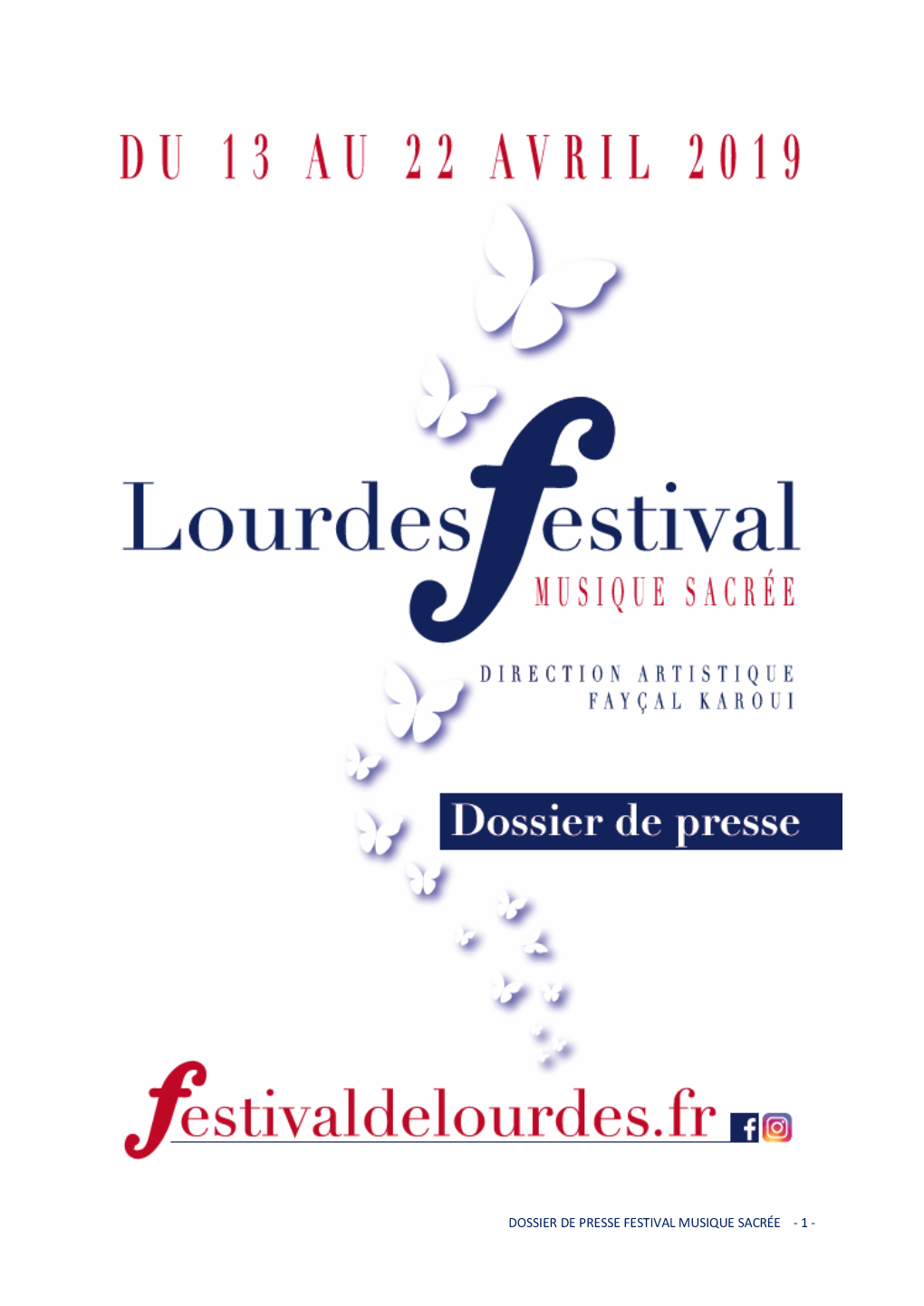 Festival Musique Sacree Lourdes-Dp 2019