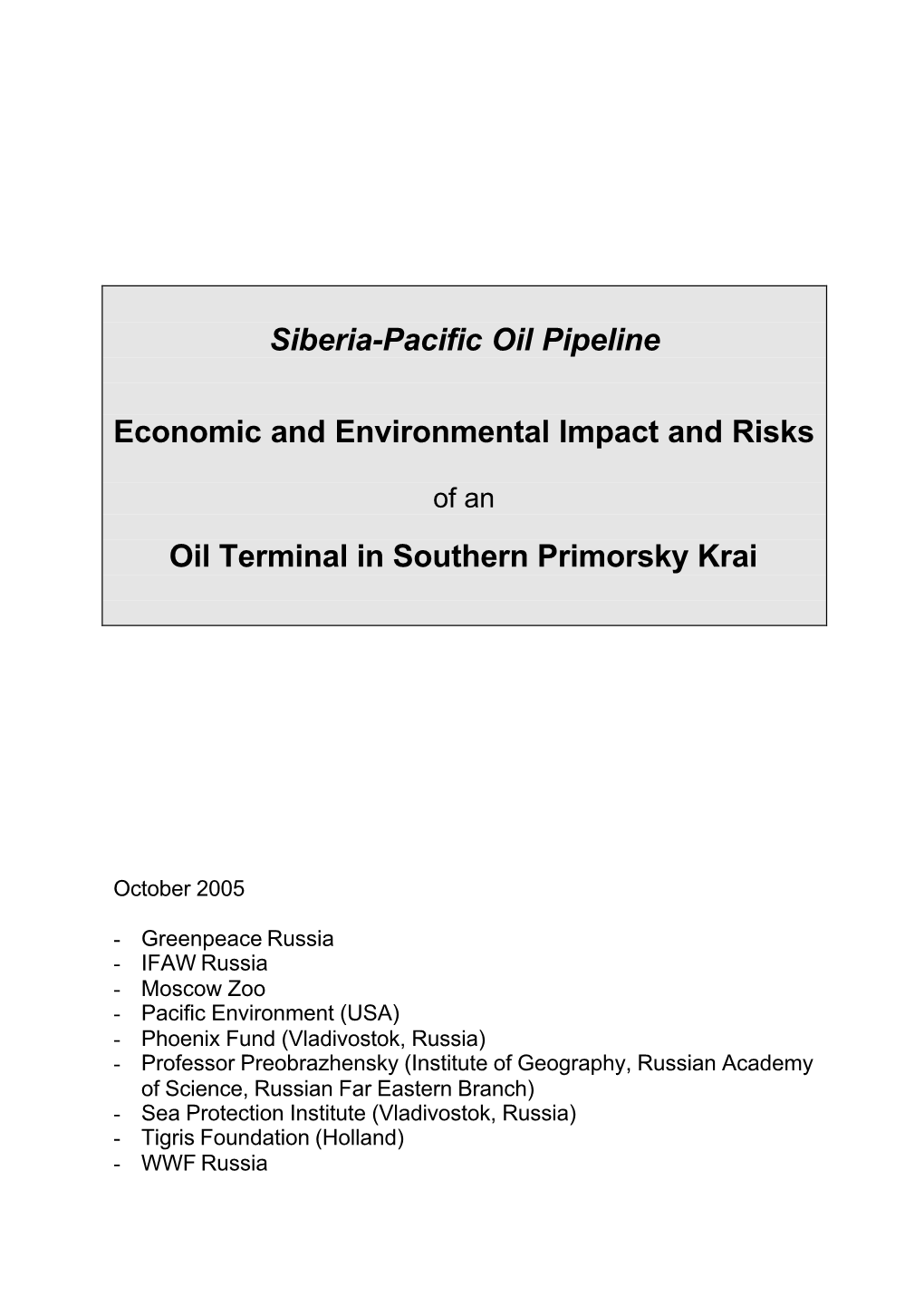 English Pipeline Report 23-October