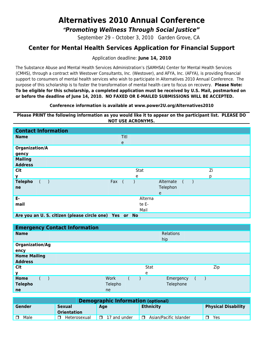 Mental Health America S 2010 Annual Conference