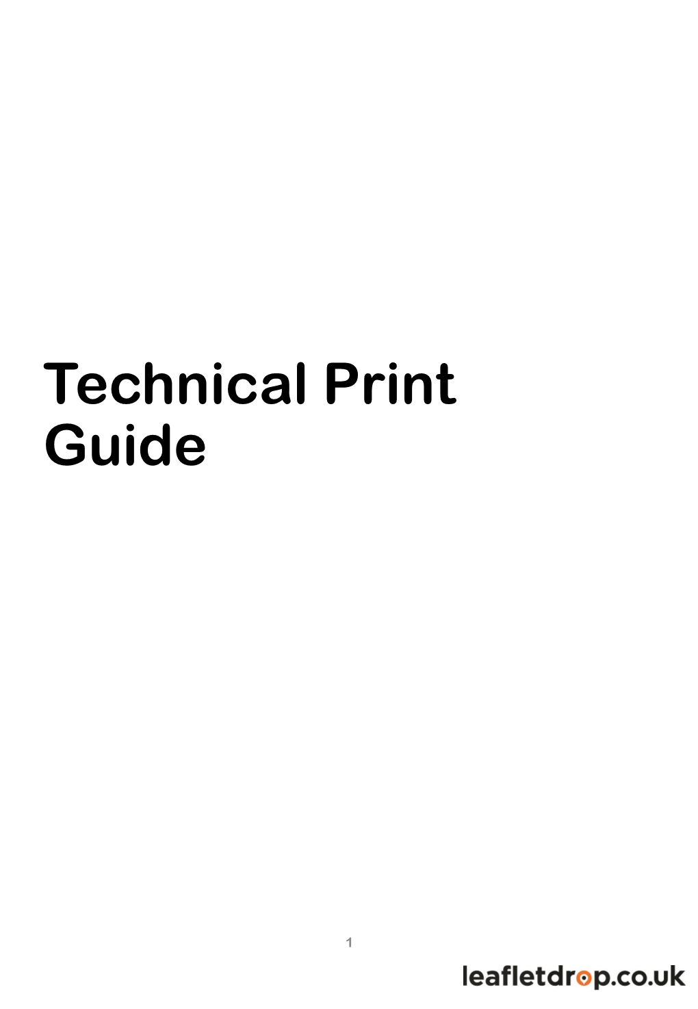 Technical Print Guide