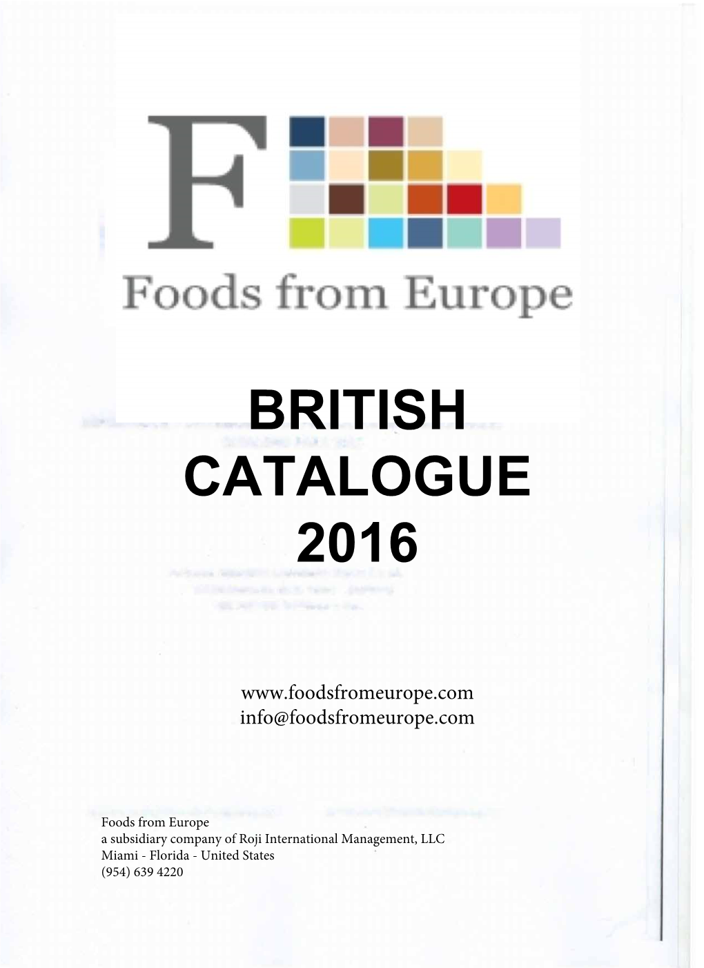 British Catalogue 2016