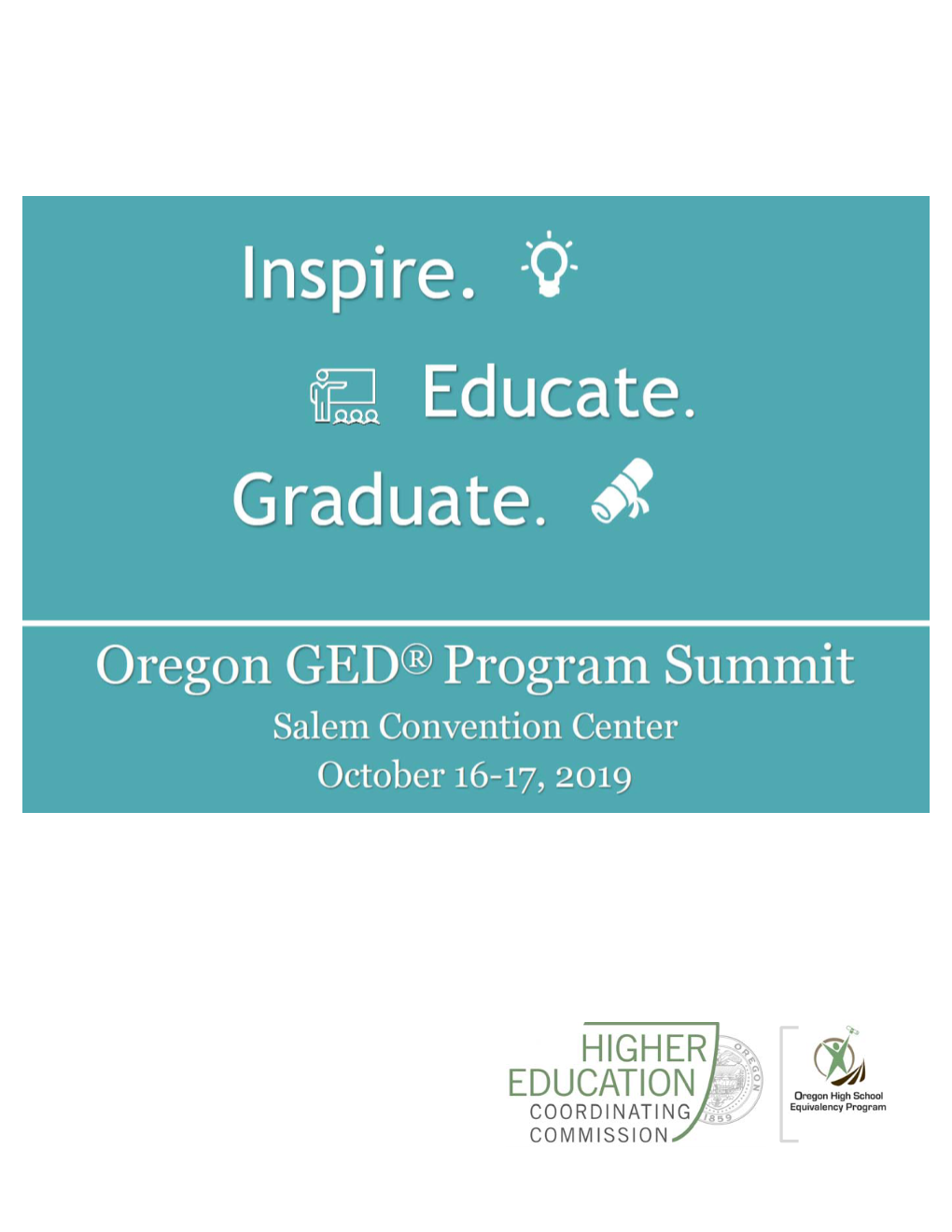 GED Summit Event Guide 2019 Draft 10.3.19 Reviewed.Pub