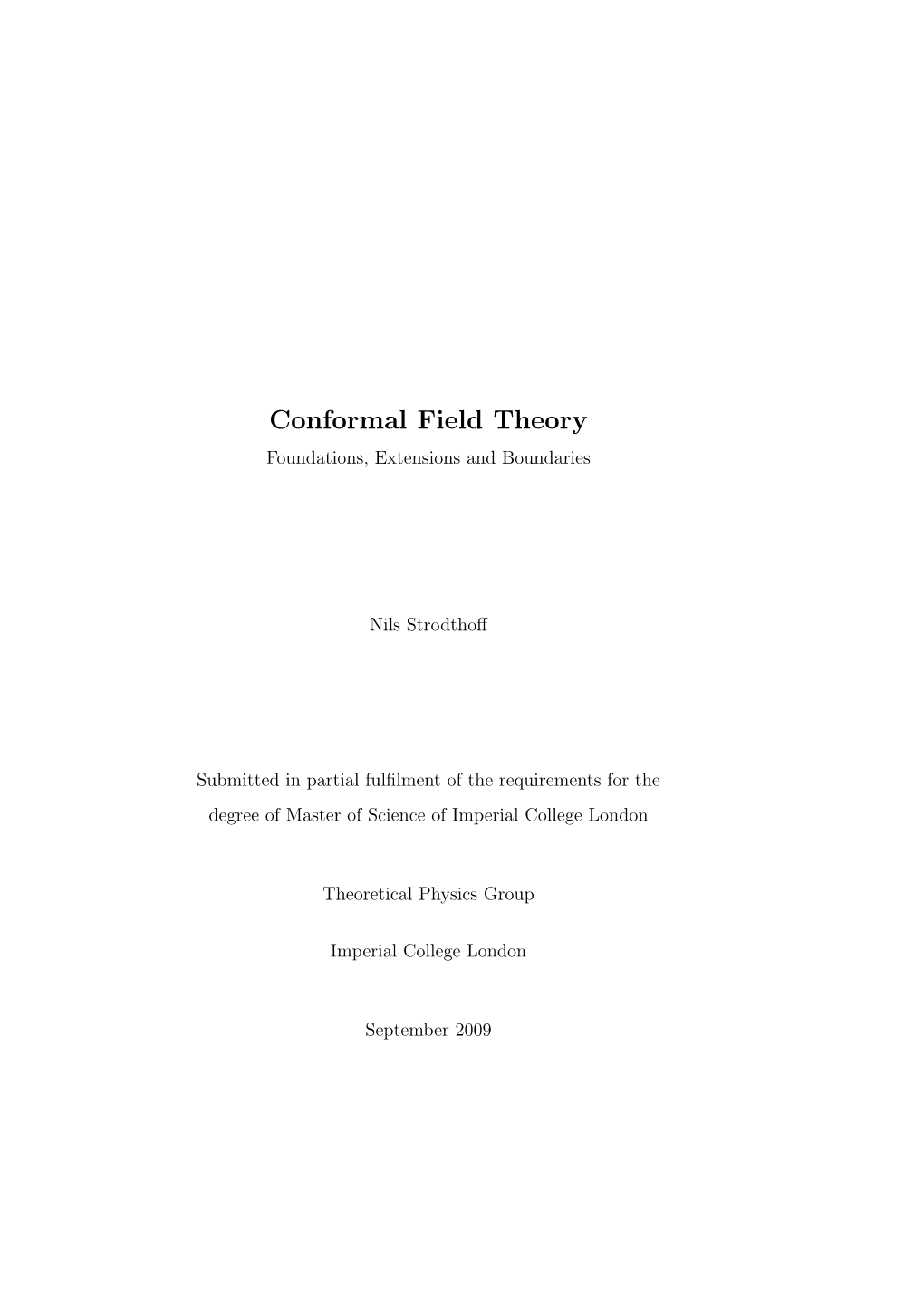 4 Boundary Conformal Field Theory 75