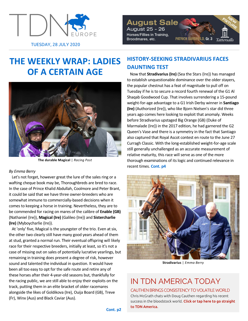 The Weekly Wrap: Ladies of a Certain