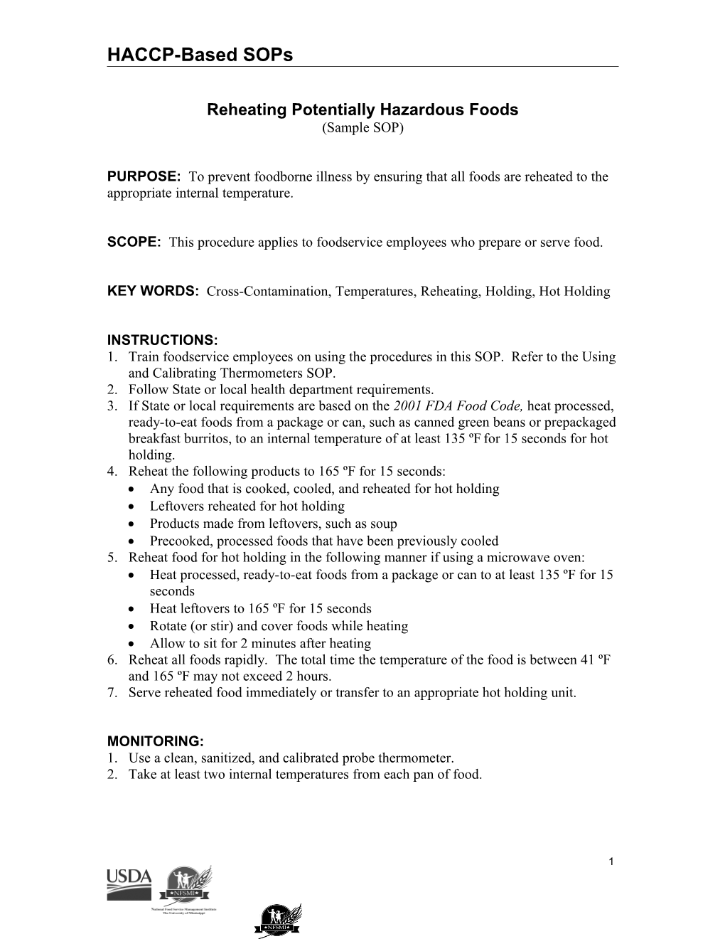 HACCP-Based Sops s1