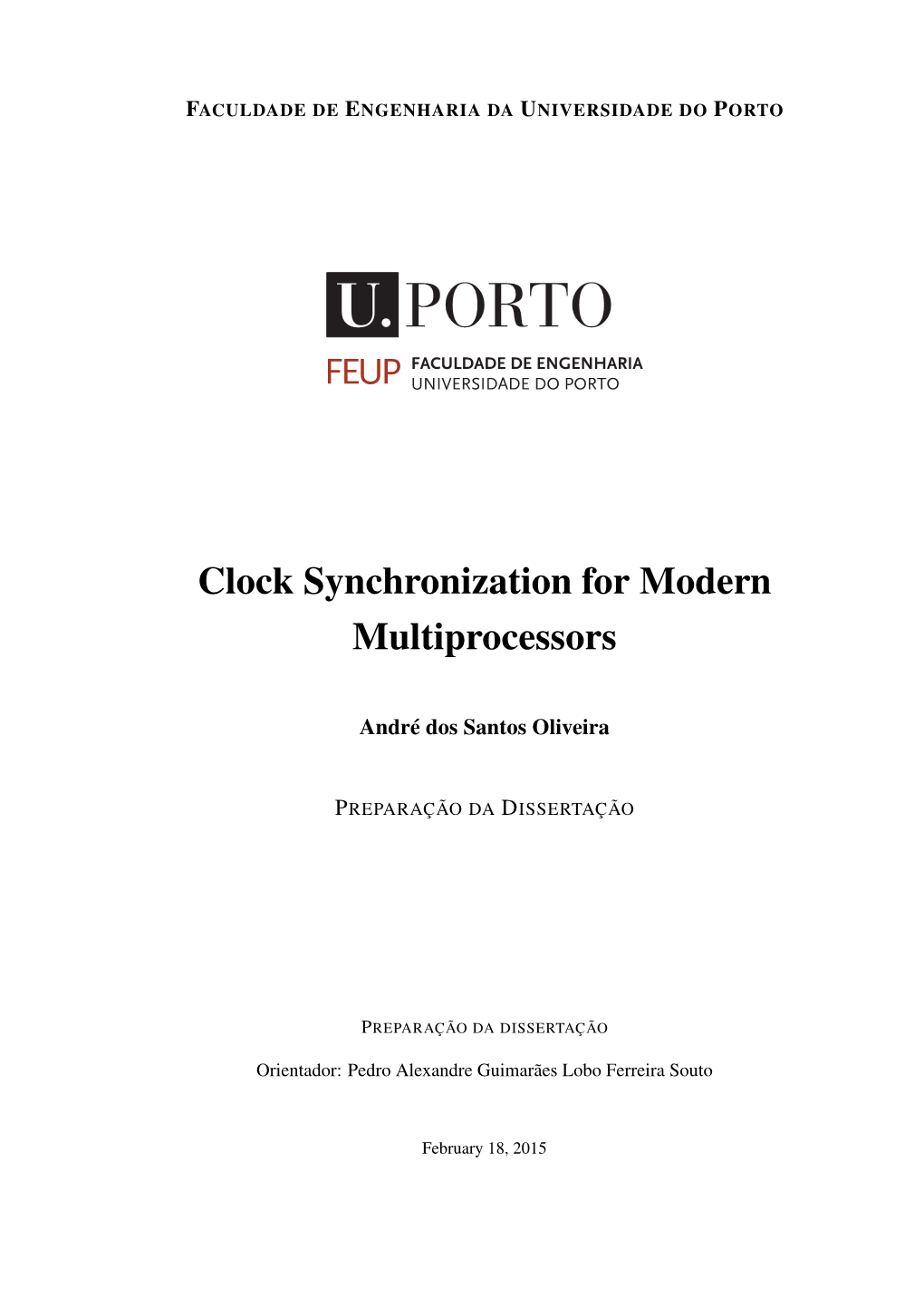 Clock Synchronization for Modern Multiprocessors