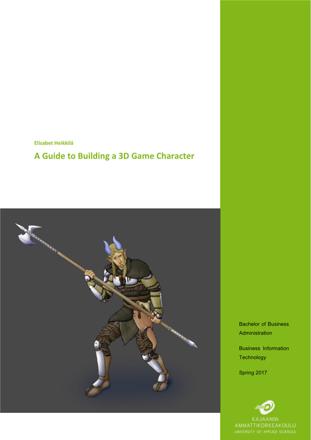 A Guide to Building a 3D Game Character