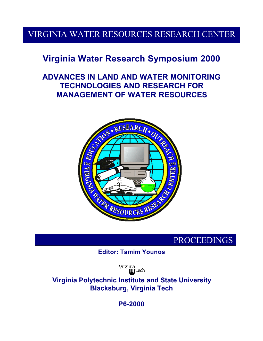 Virginia Water Resources Research Center Proceedings