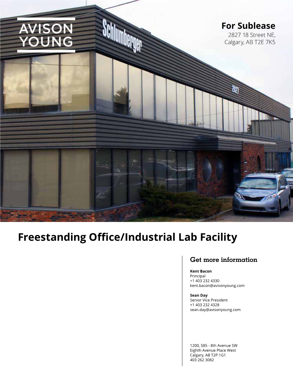 Freestanding Office/Industrial Lab Facility