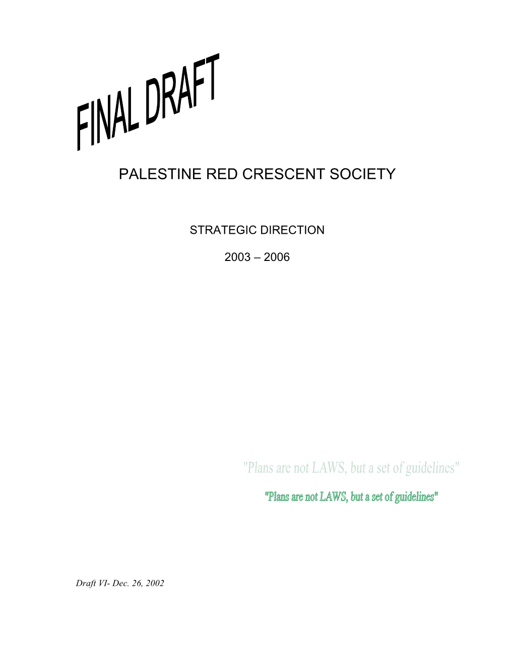 Palestine Red Crescent Society