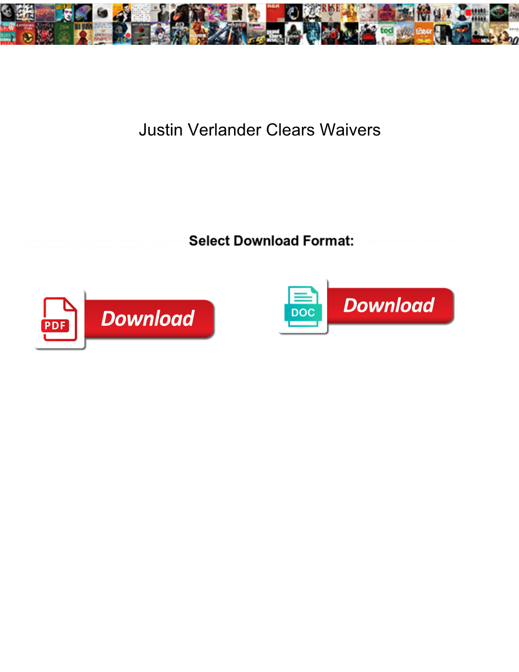 Justin Verlander Clears Waivers