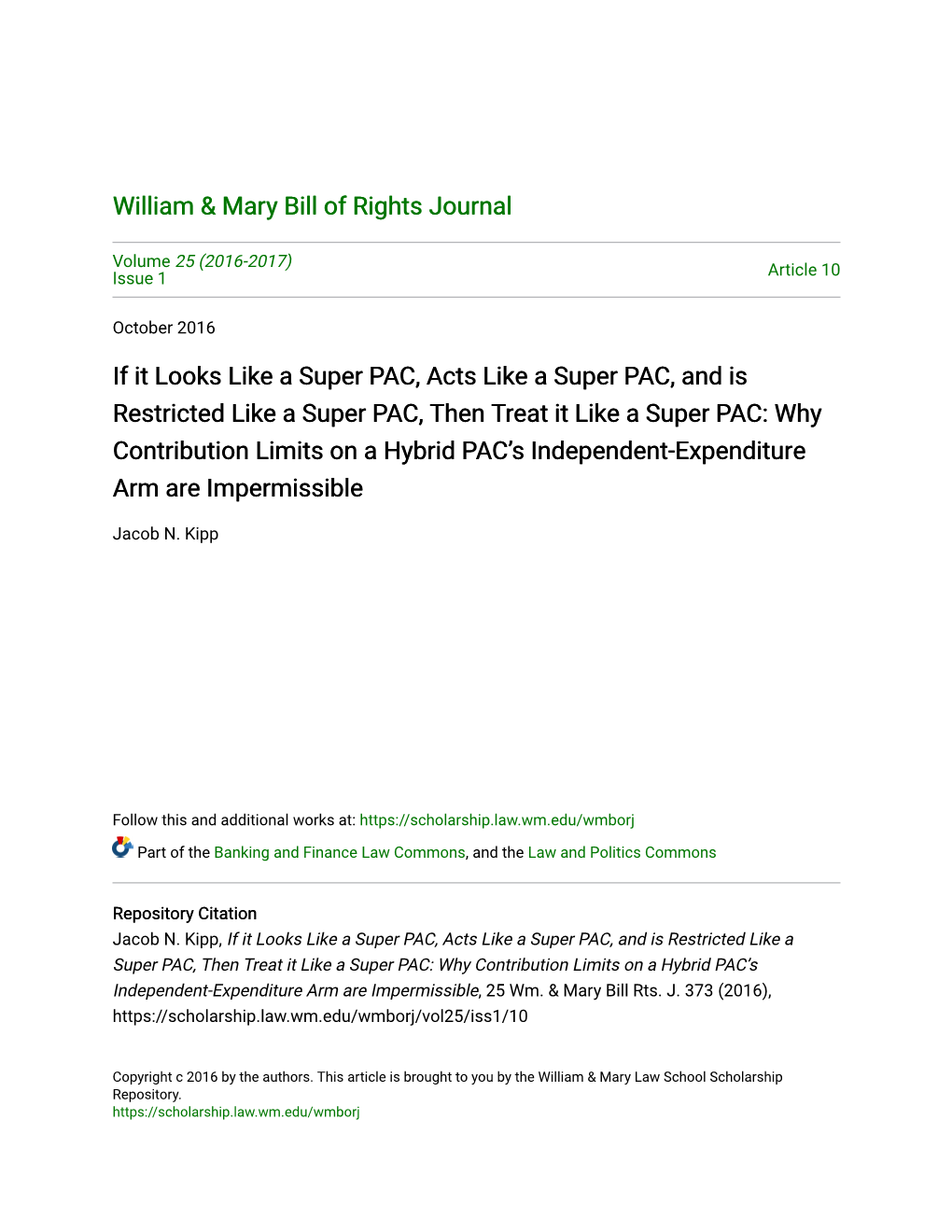 Why Contribution Limits on a Hybrid PAC’S Independent-Expenditure Arm Are Impermissible