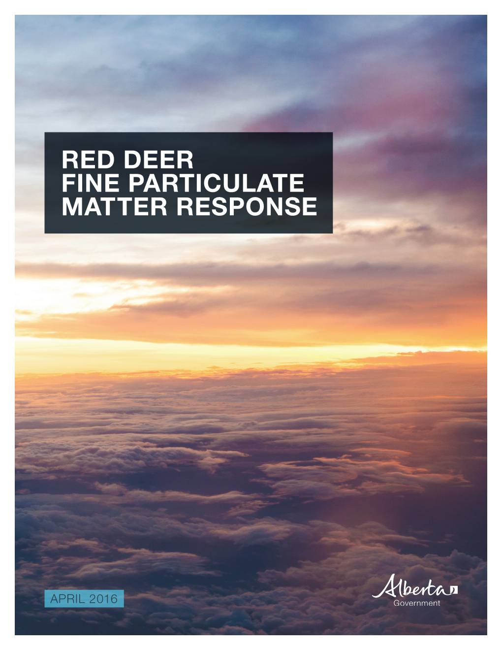 Red Deer Fine Particulate Matter Response