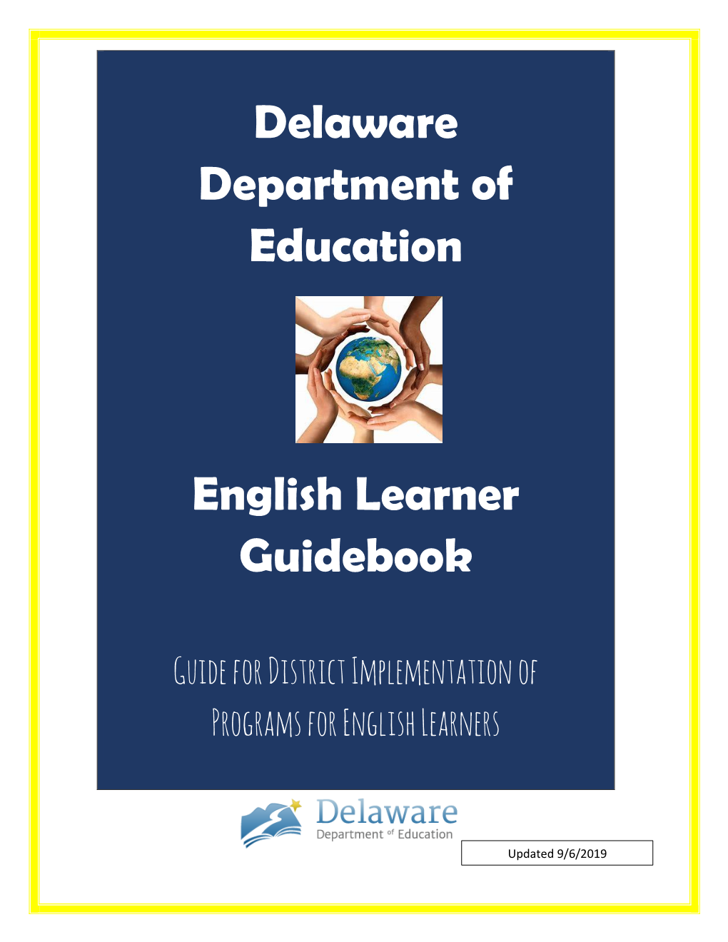 Delaware Department of Education English Learner Guidebook