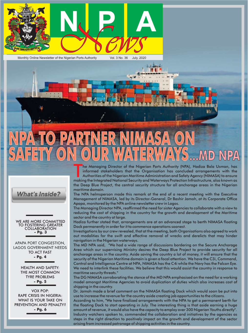 Npanews July 2020 Edition