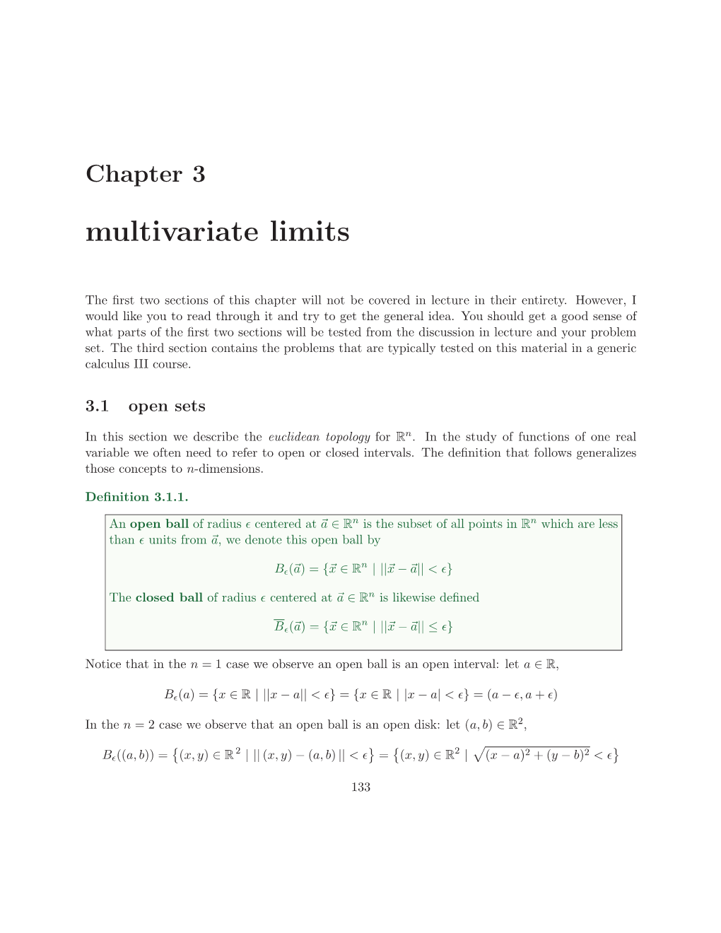 Multivariate Limits