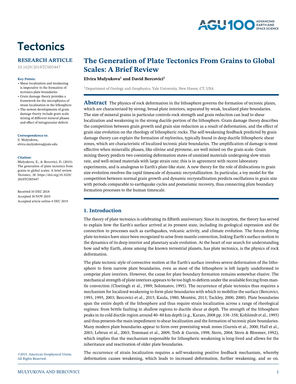 Origin of Plate Tectonics from Grains to Global Scales