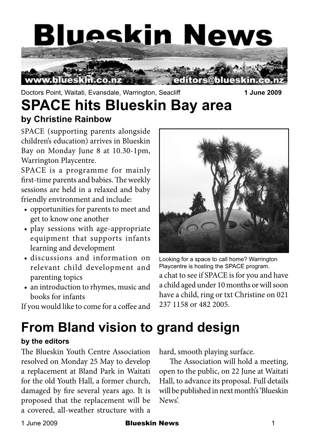 SPACE Hits Blueskin Bay Area