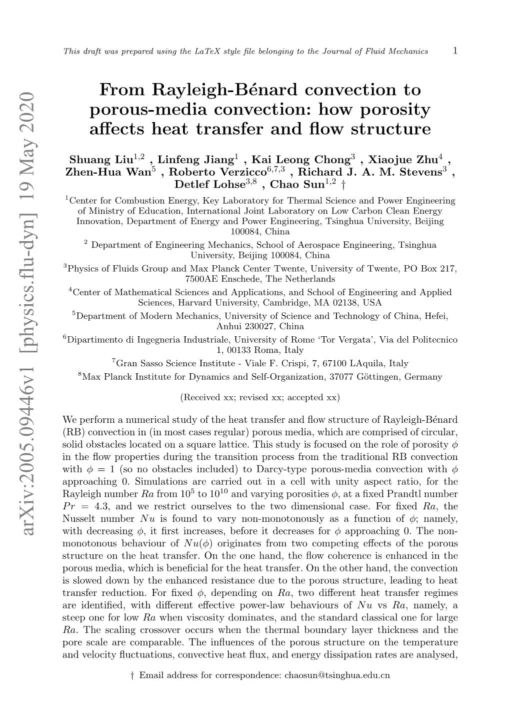 How Porosity Affects Heat Transfer and Flow Structure