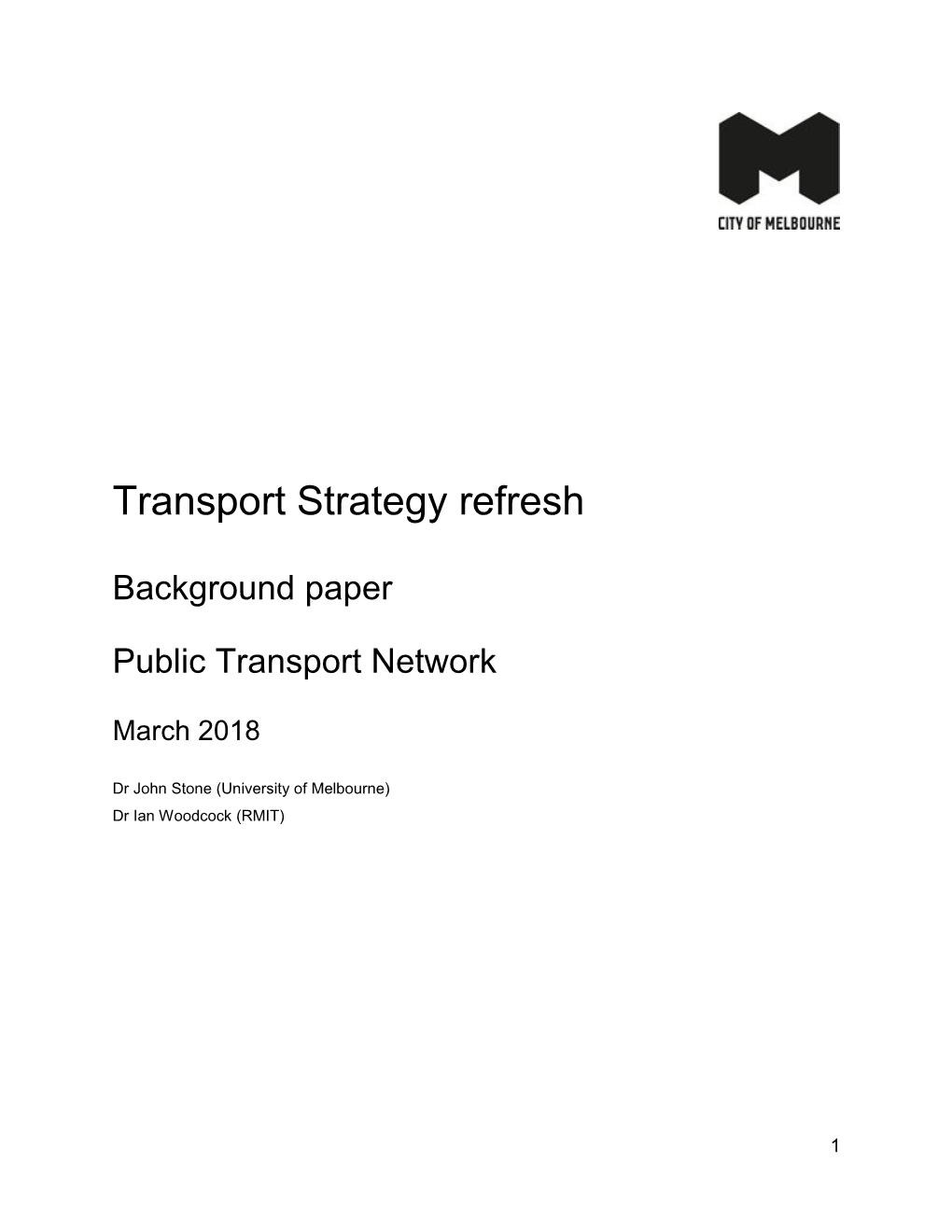 Transport Strategy Refresh