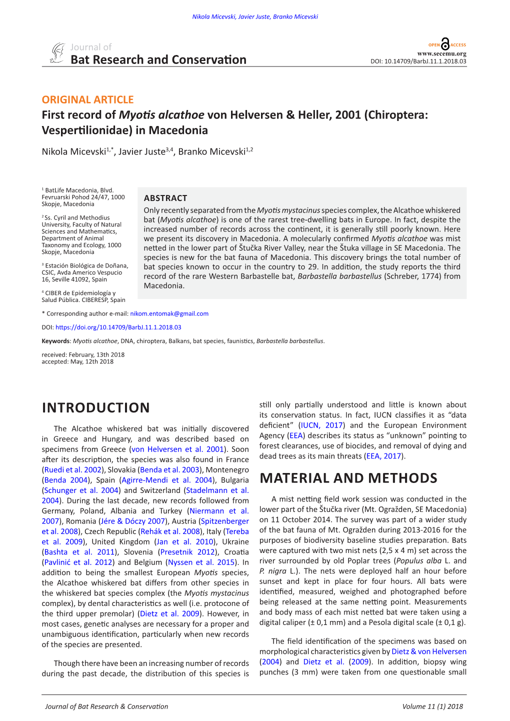 Introduction Material and Methods