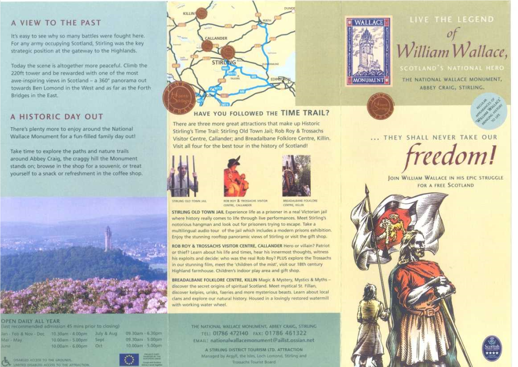 Reedom! JOIN WILLIAM WALLACE in HIS EPIC STRUGGLE for a FREE SCOTLAND