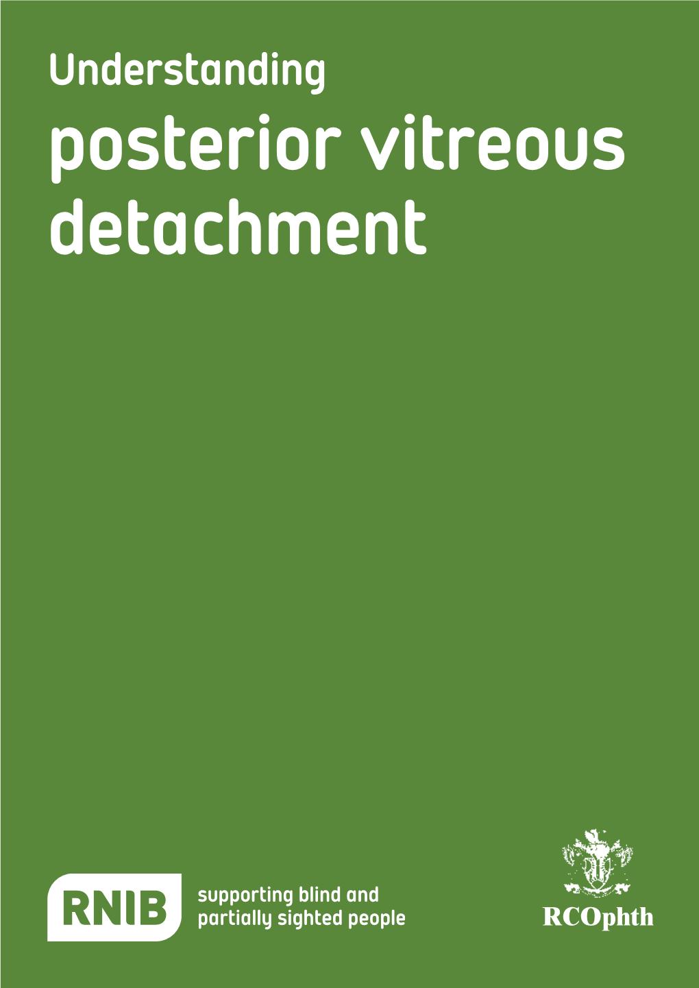 Posterior Vitreous Detachment and the Eye When We Look at Something, Light Passes Through the Front of the Eye, and Is Focused by the Lens Onto the Retina