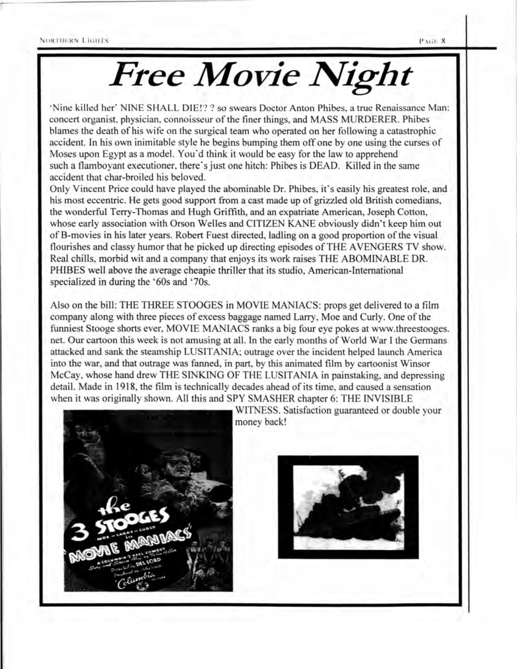 Free Movie Night