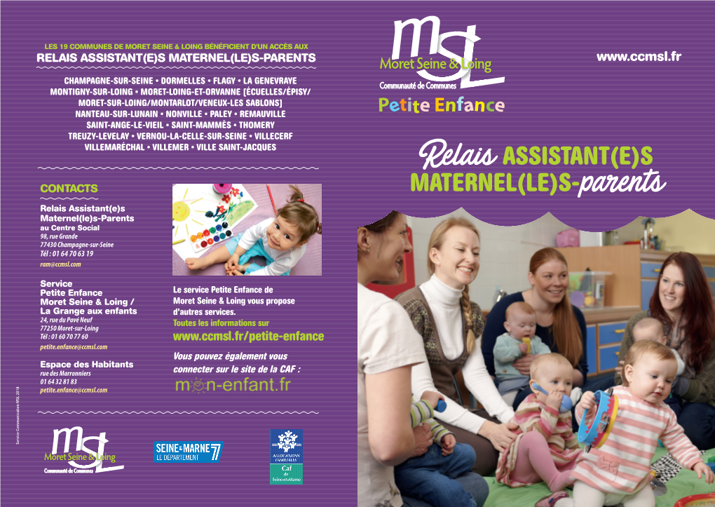 Relais Assistant(E)S Maternel(Le)S-Parents