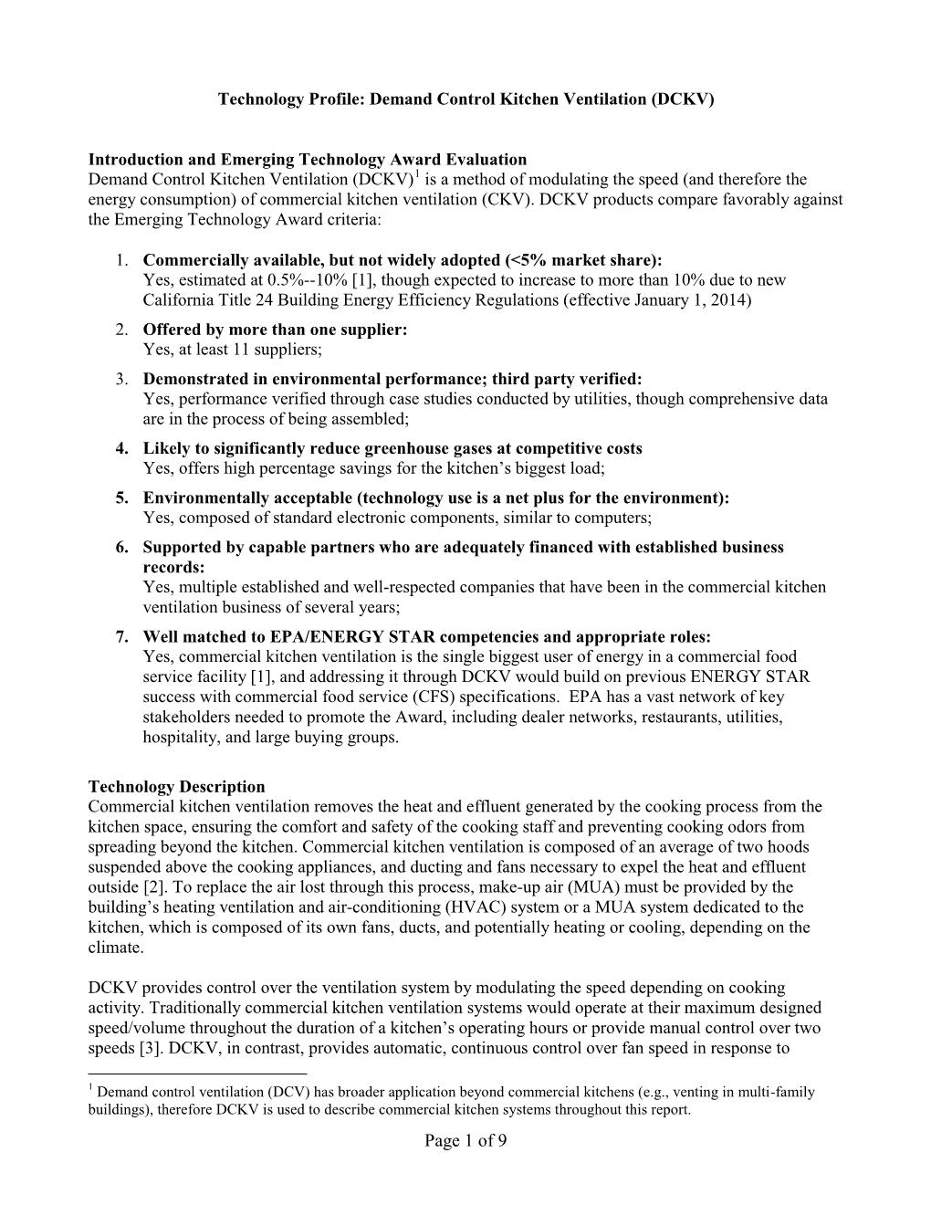 DCKV Technology Profile