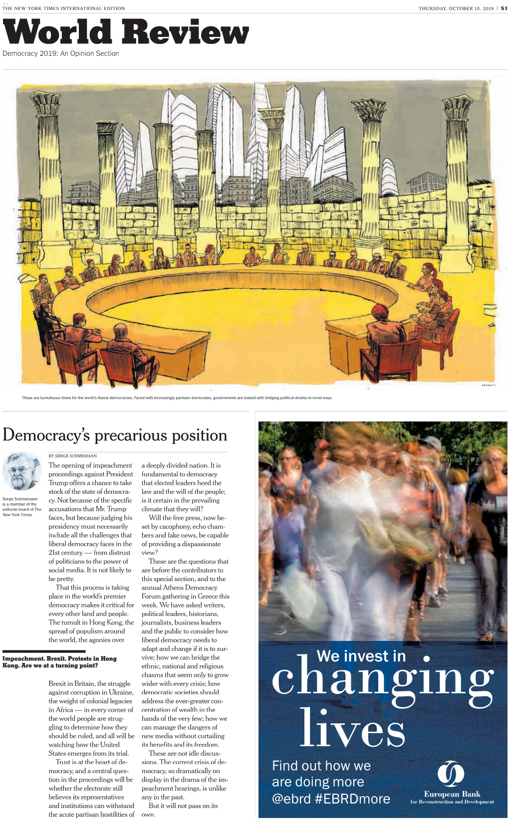 World Review Democracy 2019: an Opinion Section