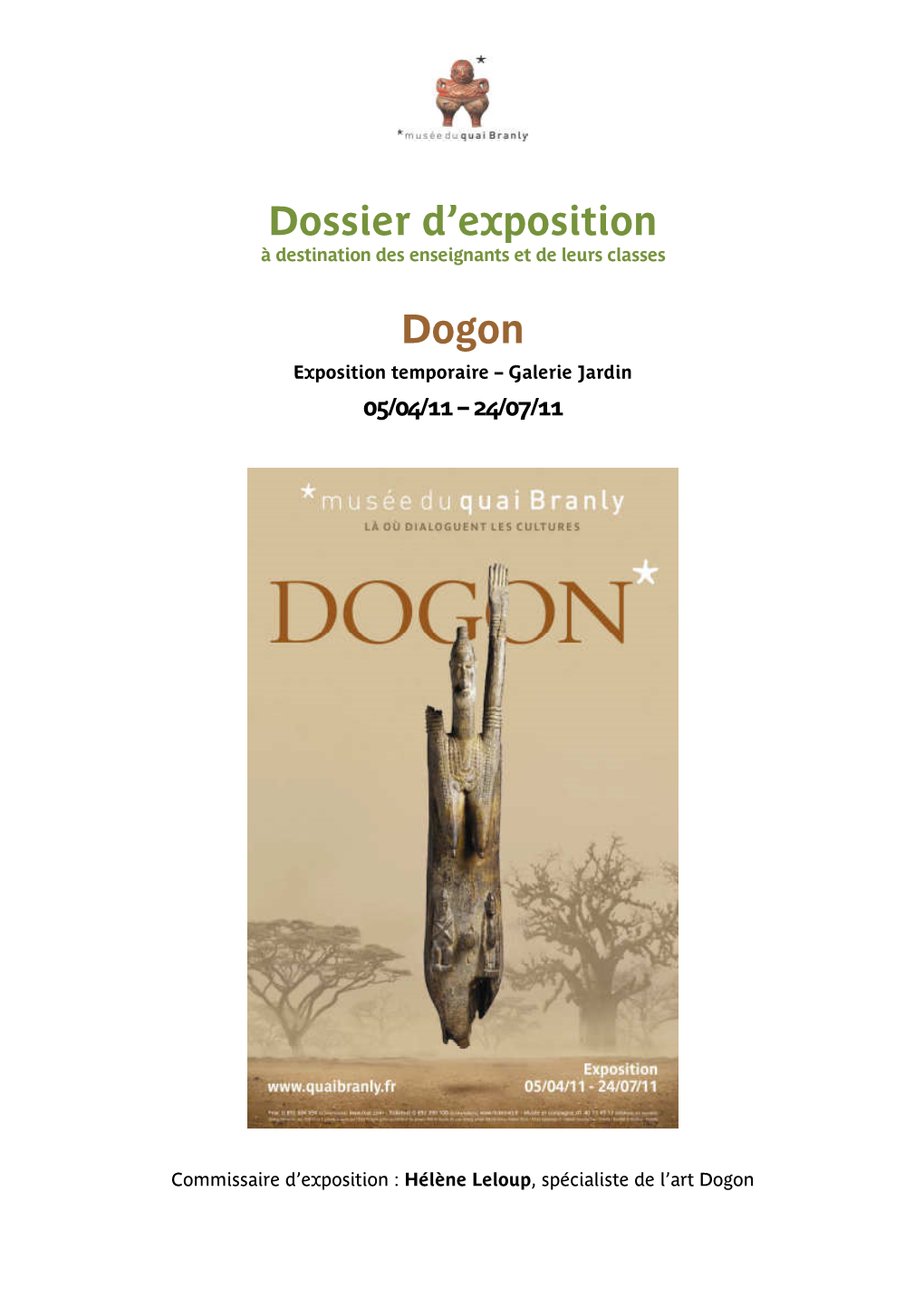 Dossier D'exposition Dogon