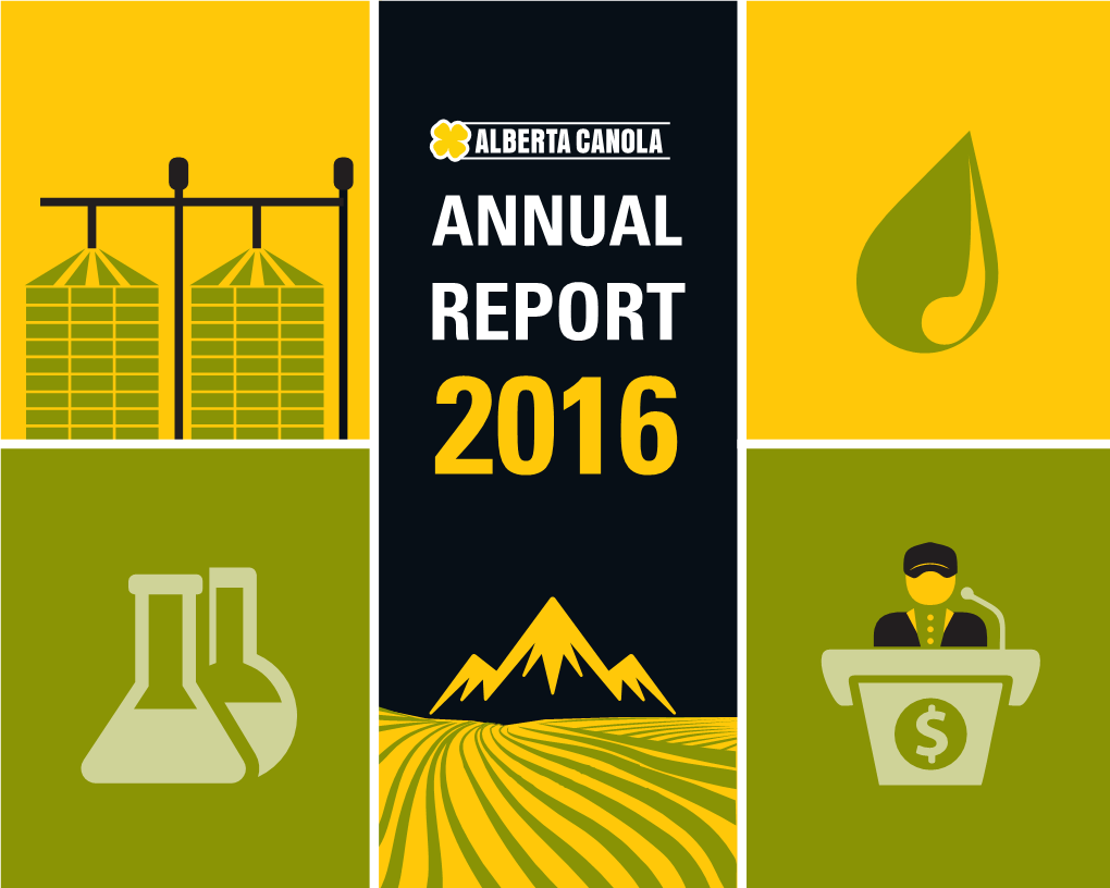 Alberta Canola Producers Commission Annual Report 2015-16