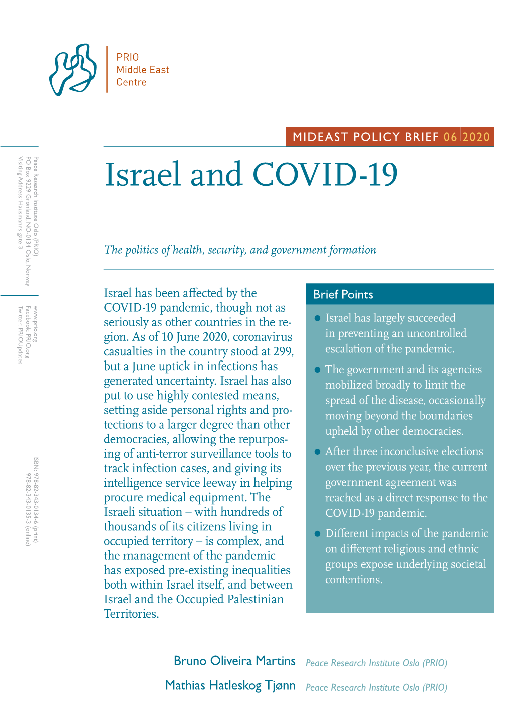 Israel and COVID-19 and Israel