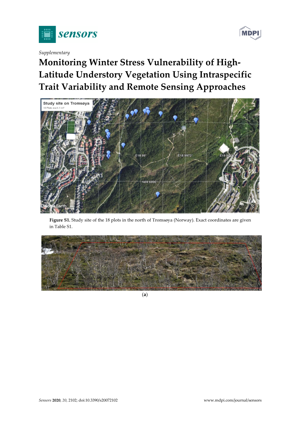 Monitoring Winter Stress Vulnerability of High- Latitude Understory Vegetation Using Intraspecific Trait Variability and Remote Sensing Approaches