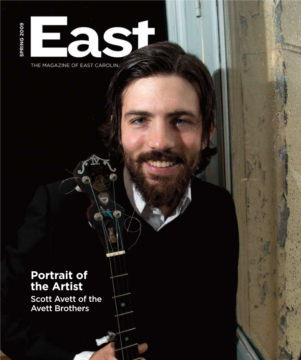 Portrait of the Artist Scott Avett of the Avett Brothers Viewfinder Jay Clark Jay Spring 2009 Eastthe Magazine of East Carolina University