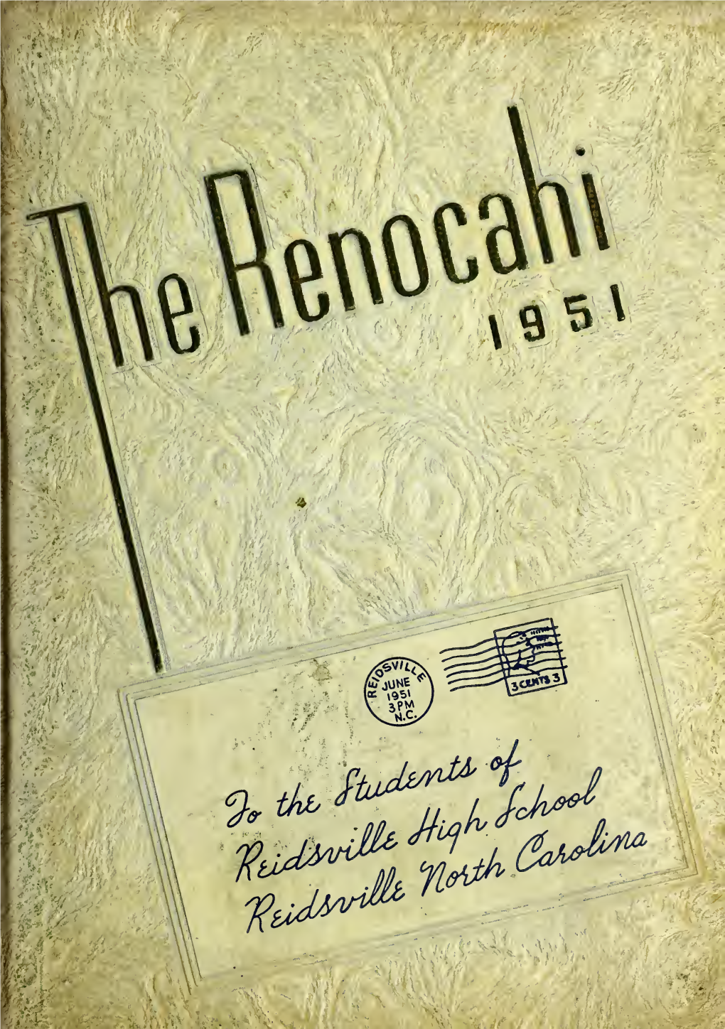 Reidsville High School Yearbook, "Renocahi", 1951