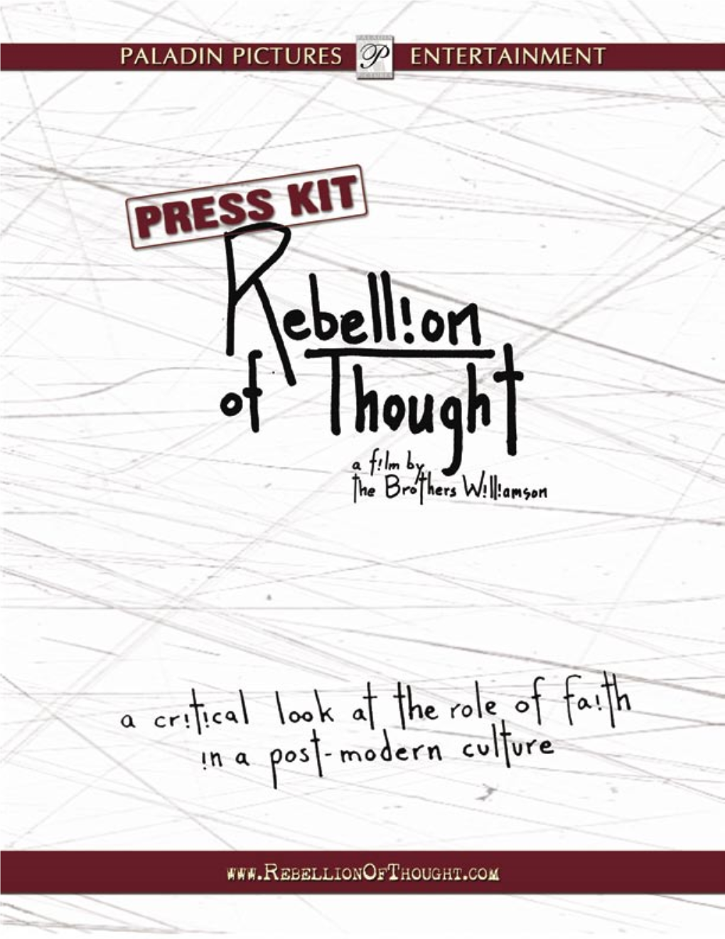 Rebellion of Thought PRESS KIT