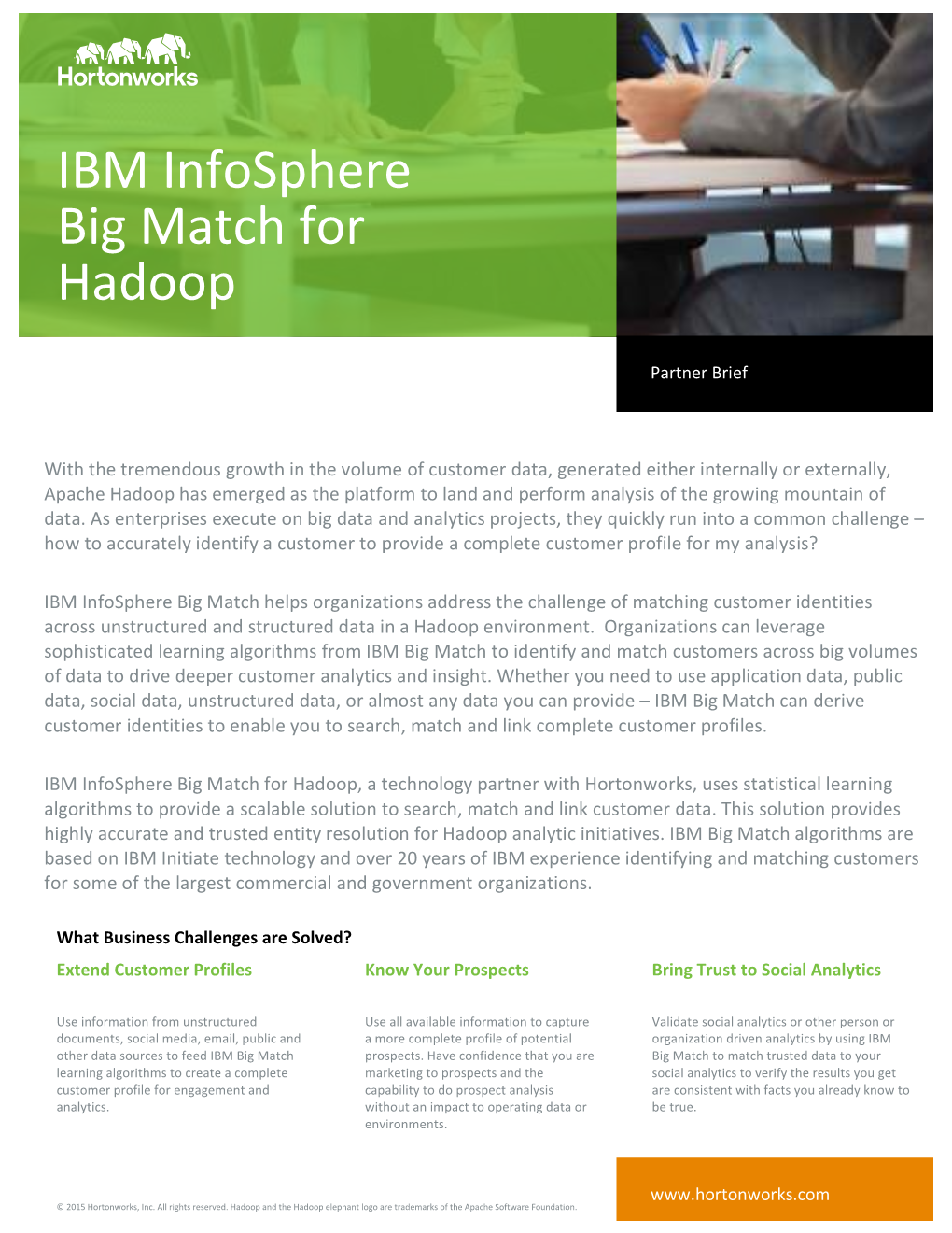 IBM Infosphere Bigmatch And