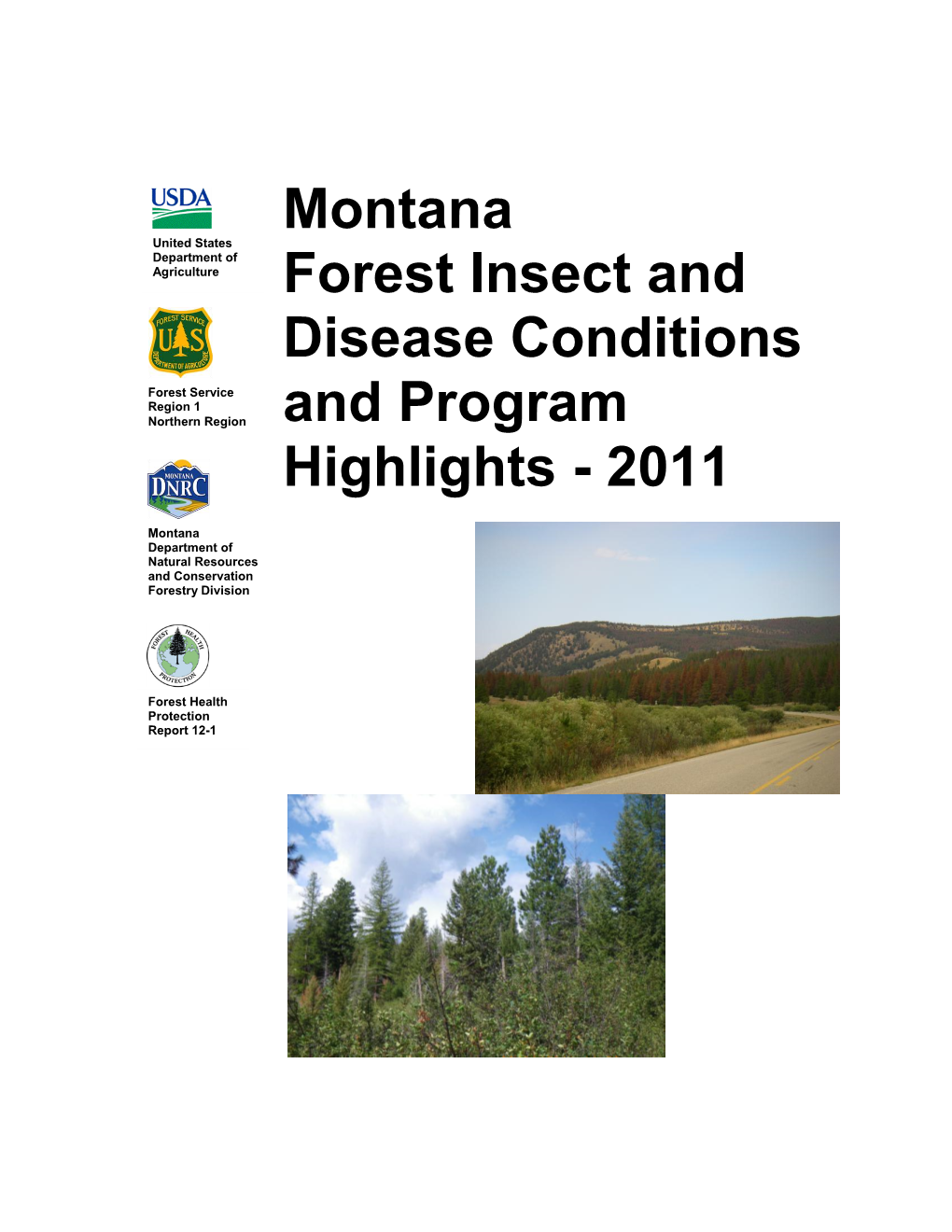 Montana Forest Insect and Disease Conditions and Program Highlights