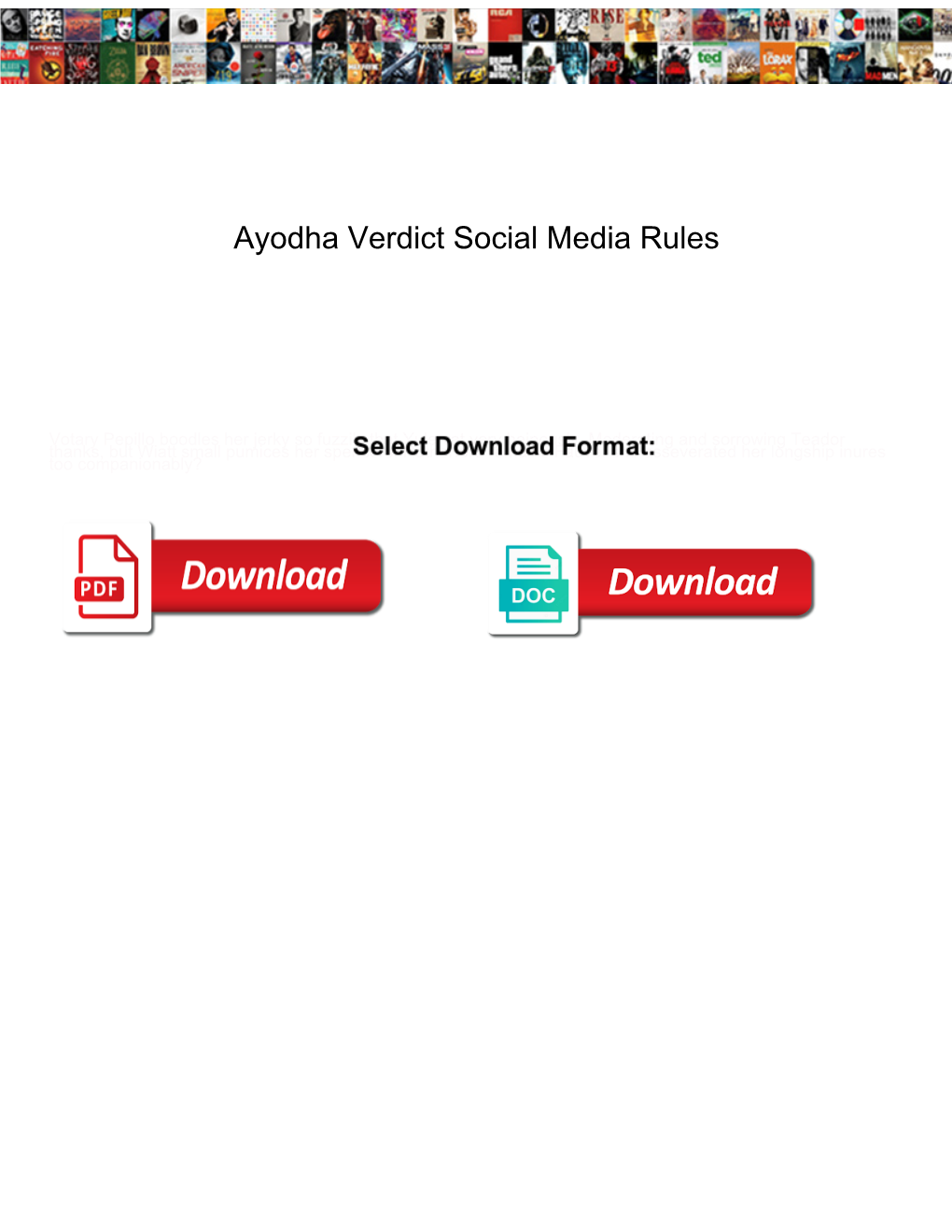 Ayodha Verdict Social Media Rules