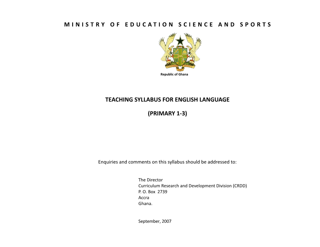 Ministry of Education s3